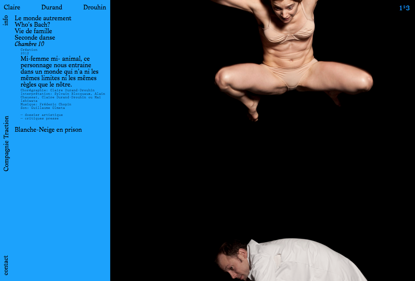 Claire Durand-Drouhin website — Lisa Sturacci Graphiste