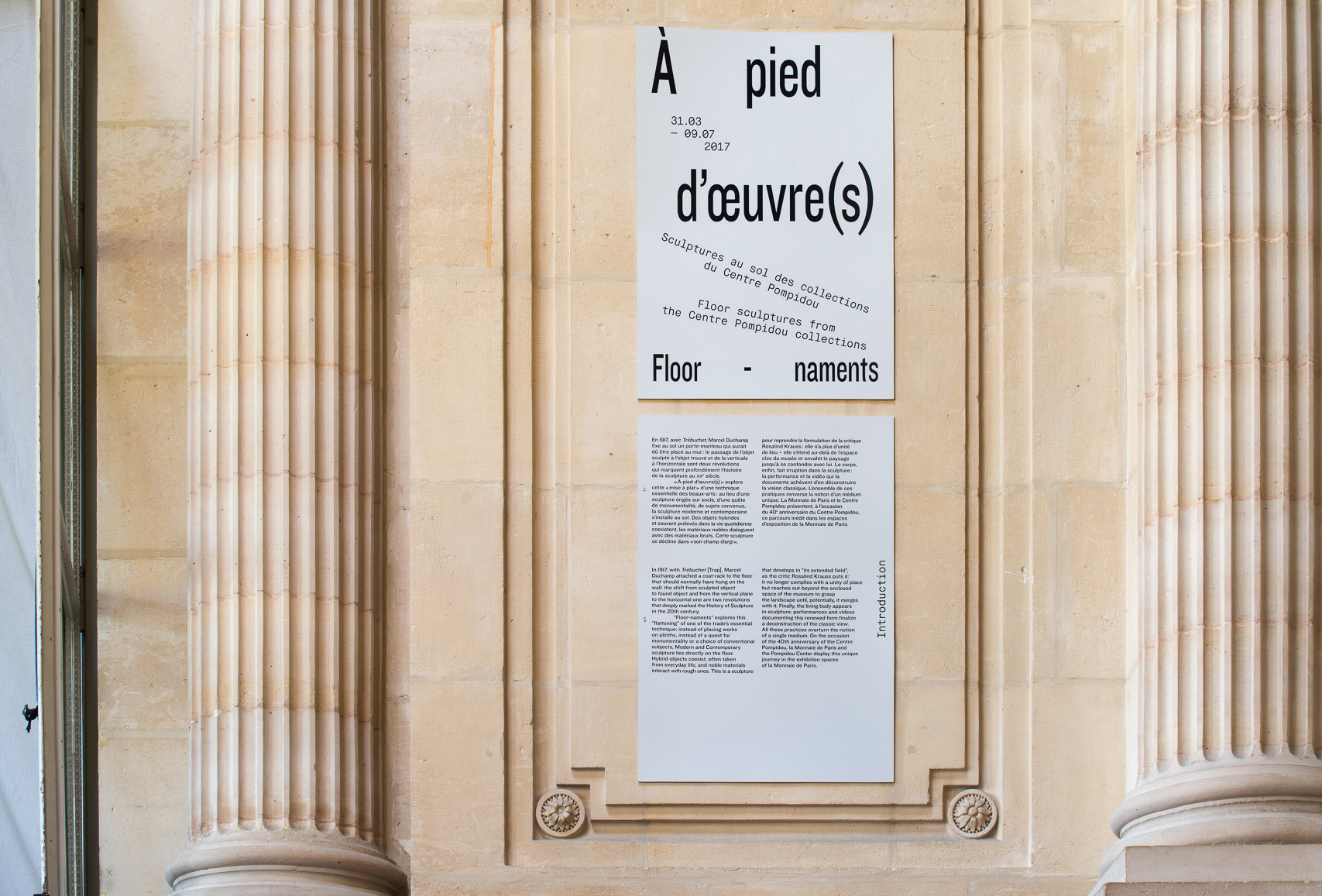 À pied d&rsquo;œuvre(s), Monnaie de Paris — Lisa Sturacci Graphiste