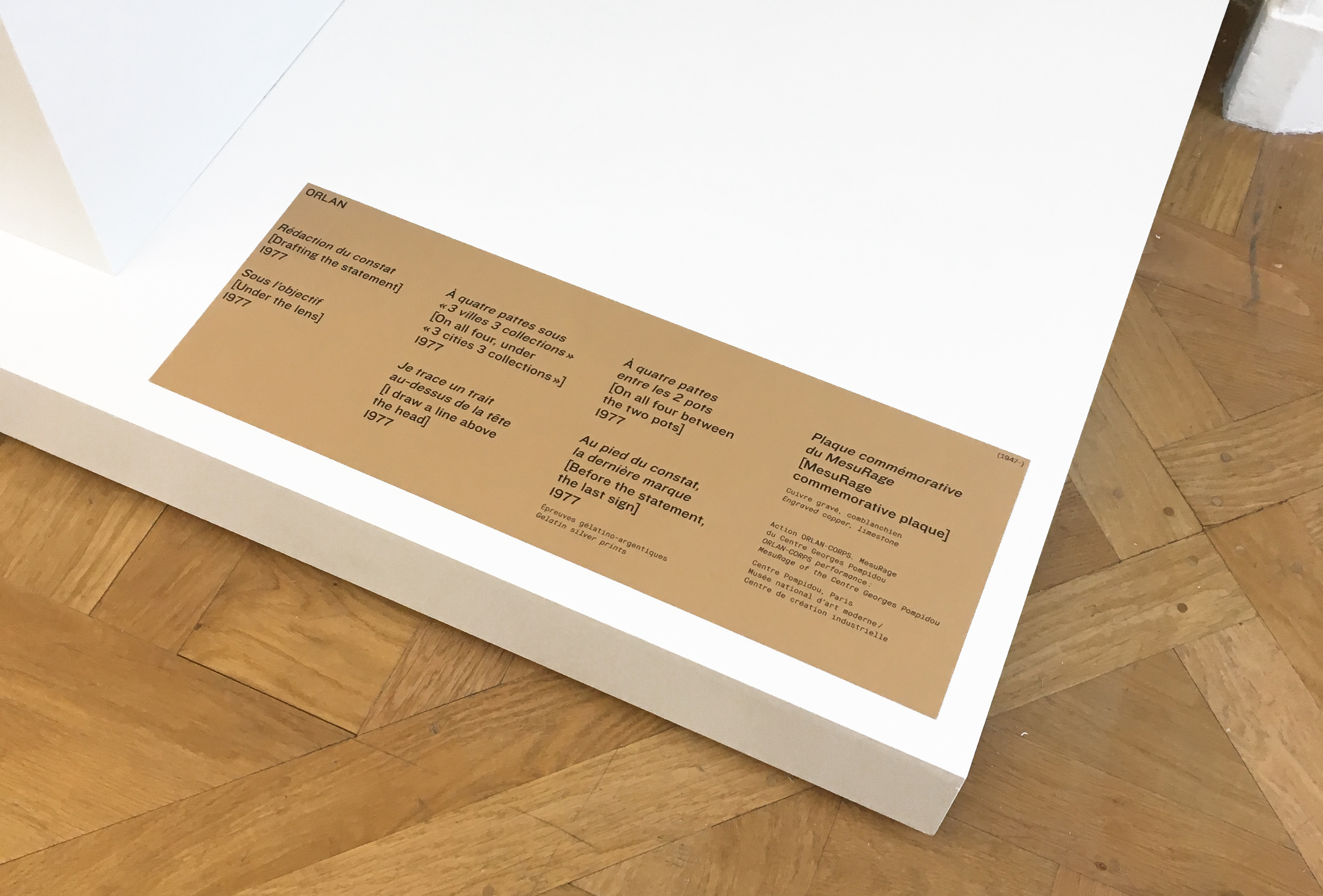 À pied d&rsquo;œuvre(s), Monnaie de Paris — Lisa Sturacci Graphiste