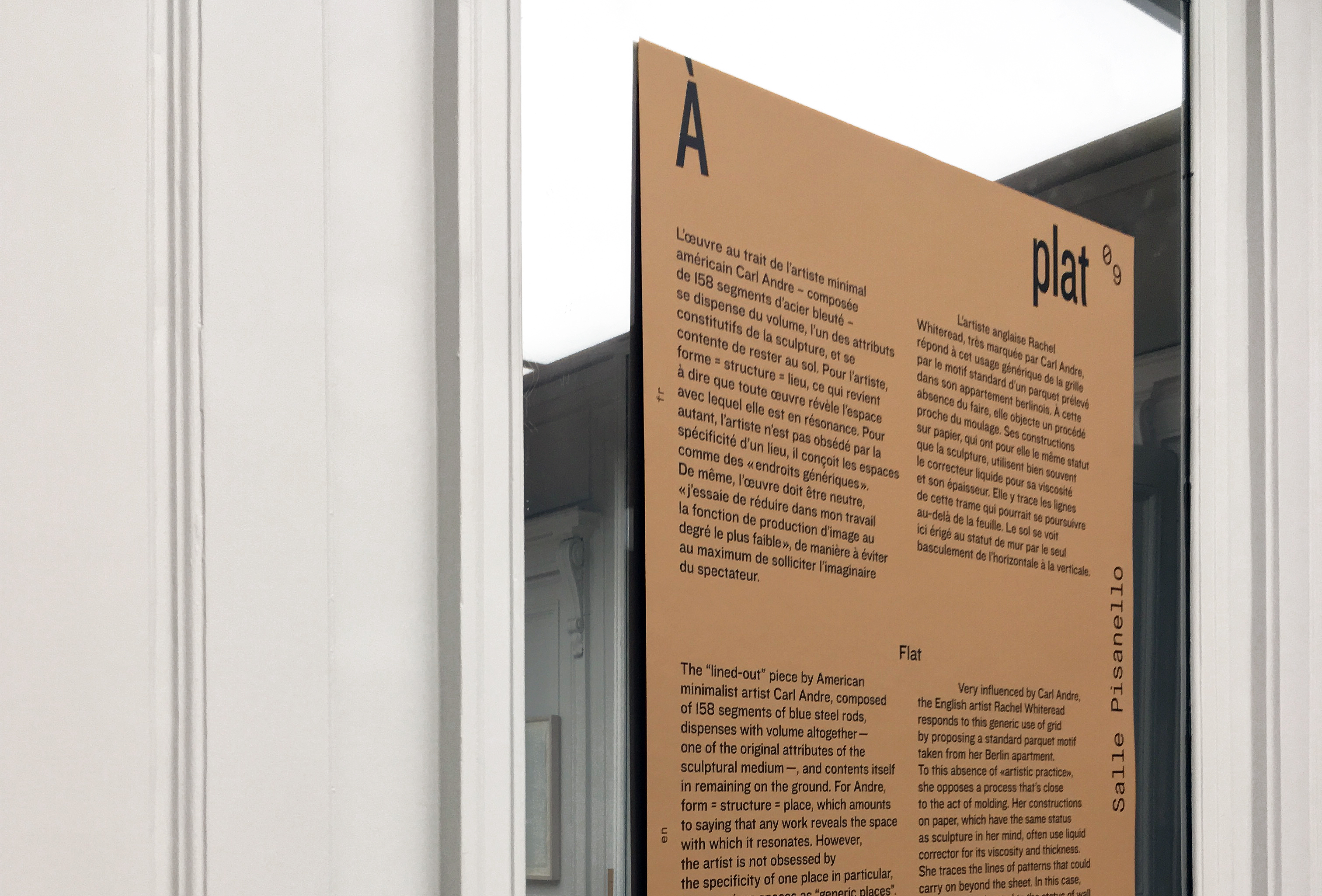 À pied d&rsquo;œuvre(s), Monnaie de Paris — Lisa Sturacci Graphiste