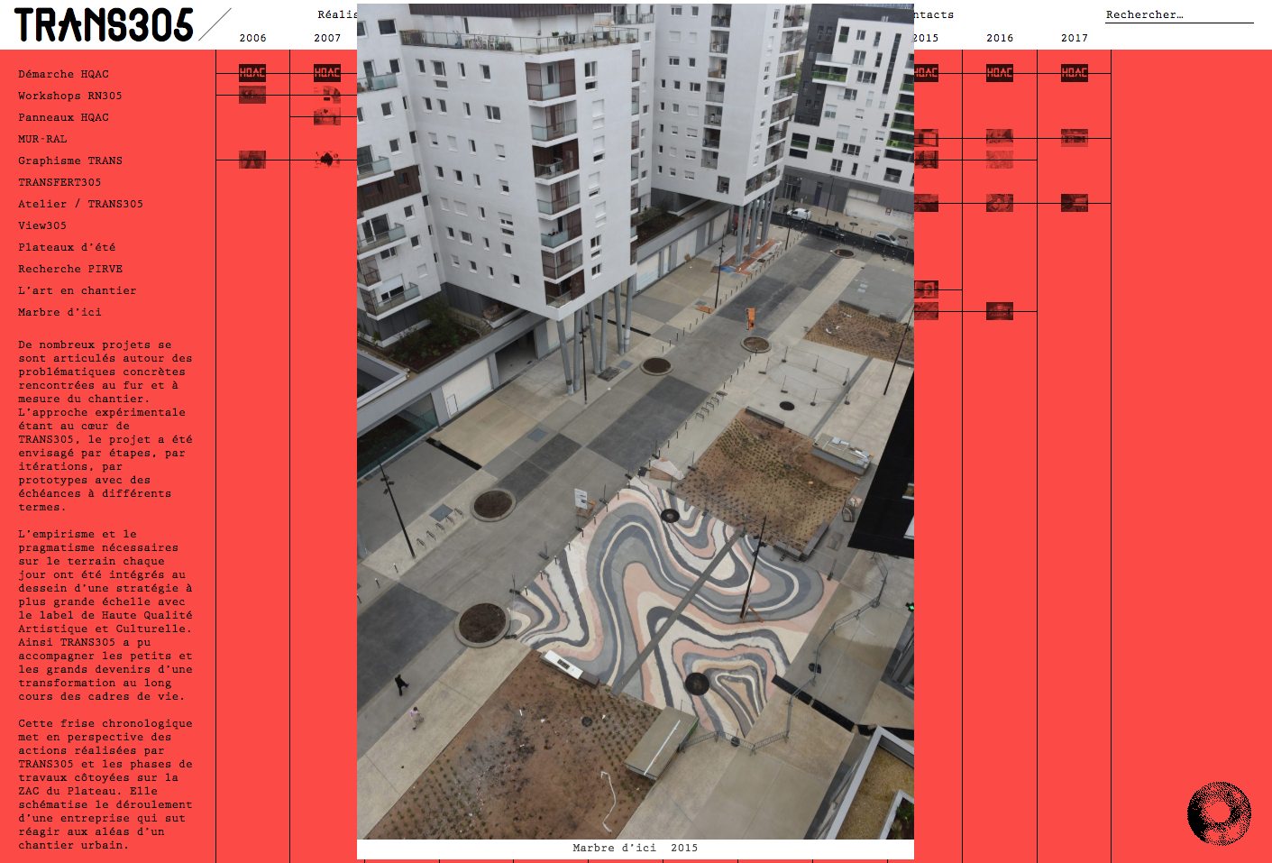 Trans305 website — Lisa Sturacci Graphiste