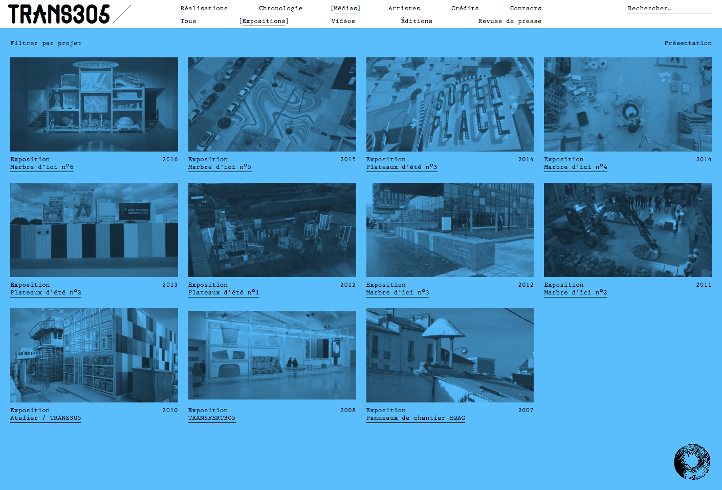 Trans305 website — Lisa Sturacci Graphiste