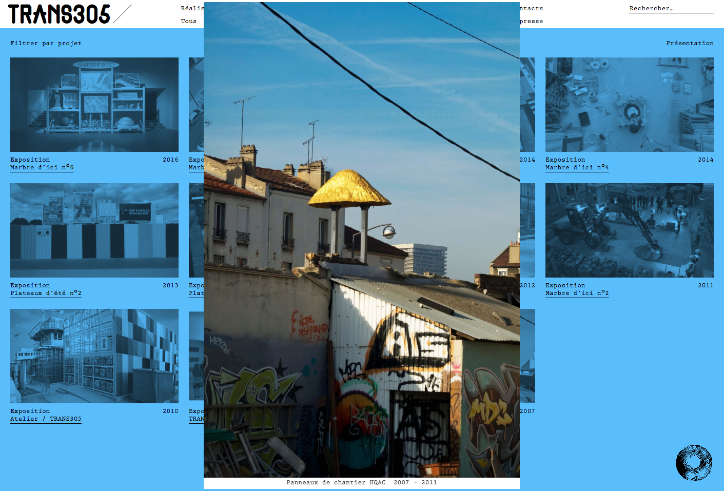 Trans305 website — Lisa Sturacci Graphiste