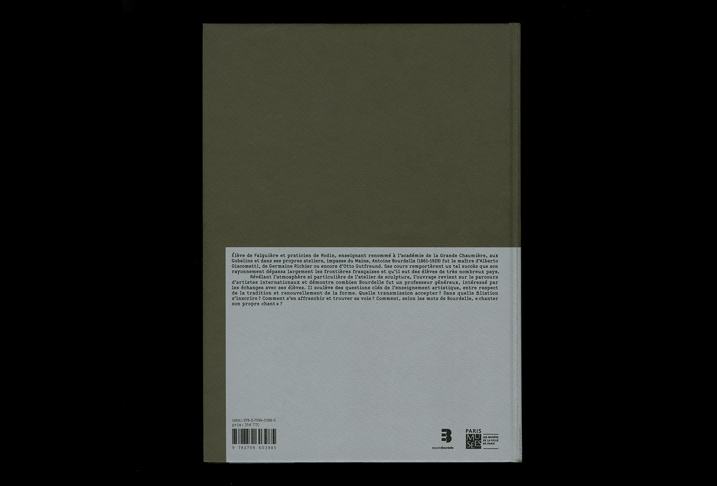 Transmission/Transgression. Maîtres et élèves dans l’atelier: Rodin, Bourdelle, Giacometti, Richier… — Lisa Sturacci Graphiste