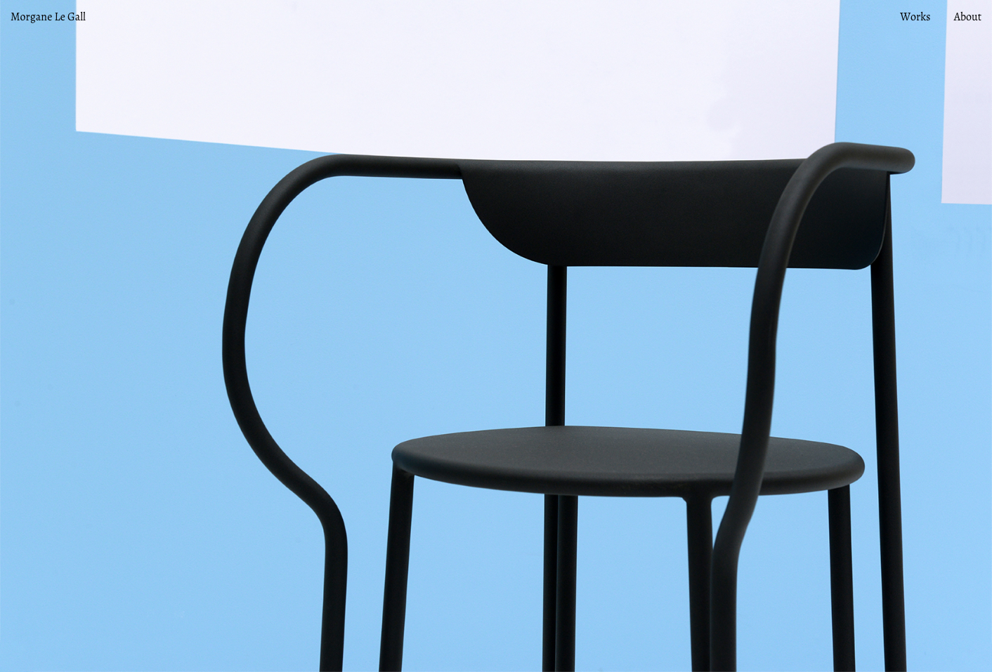 Morgane Le Gall, website — Lisa Sturacci Graphiste