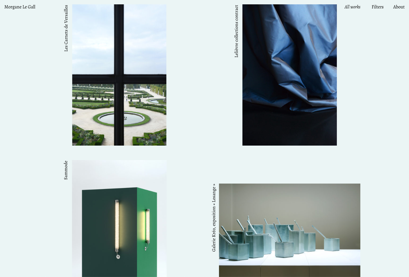 Morgane Le Gall, website — Lisa Sturacci Graphiste