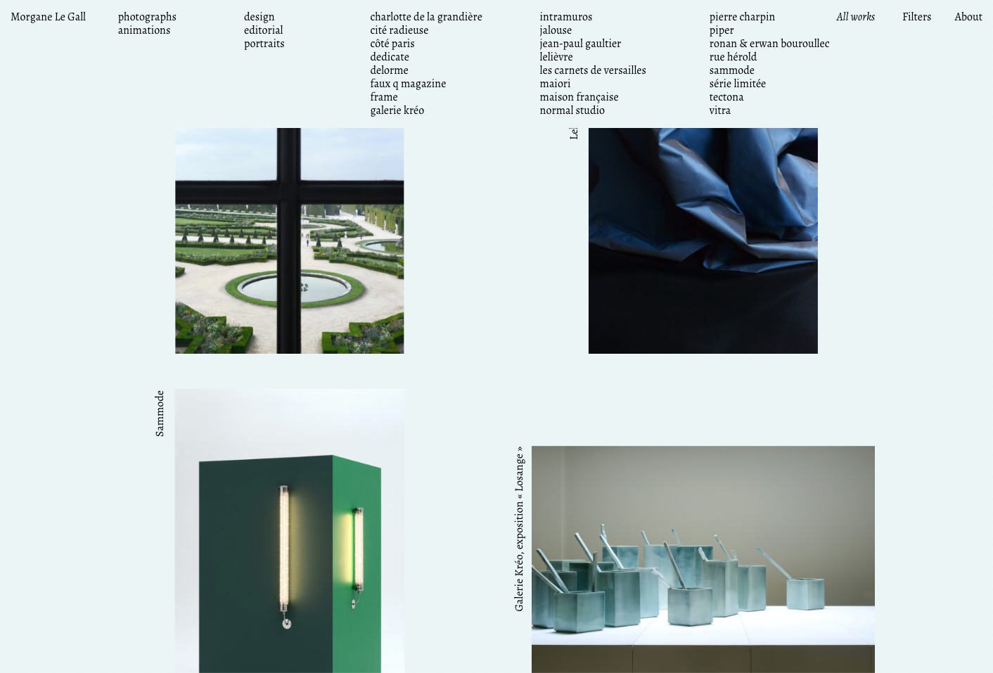 Morgane Le Gall, website — Lisa Sturacci Graphiste