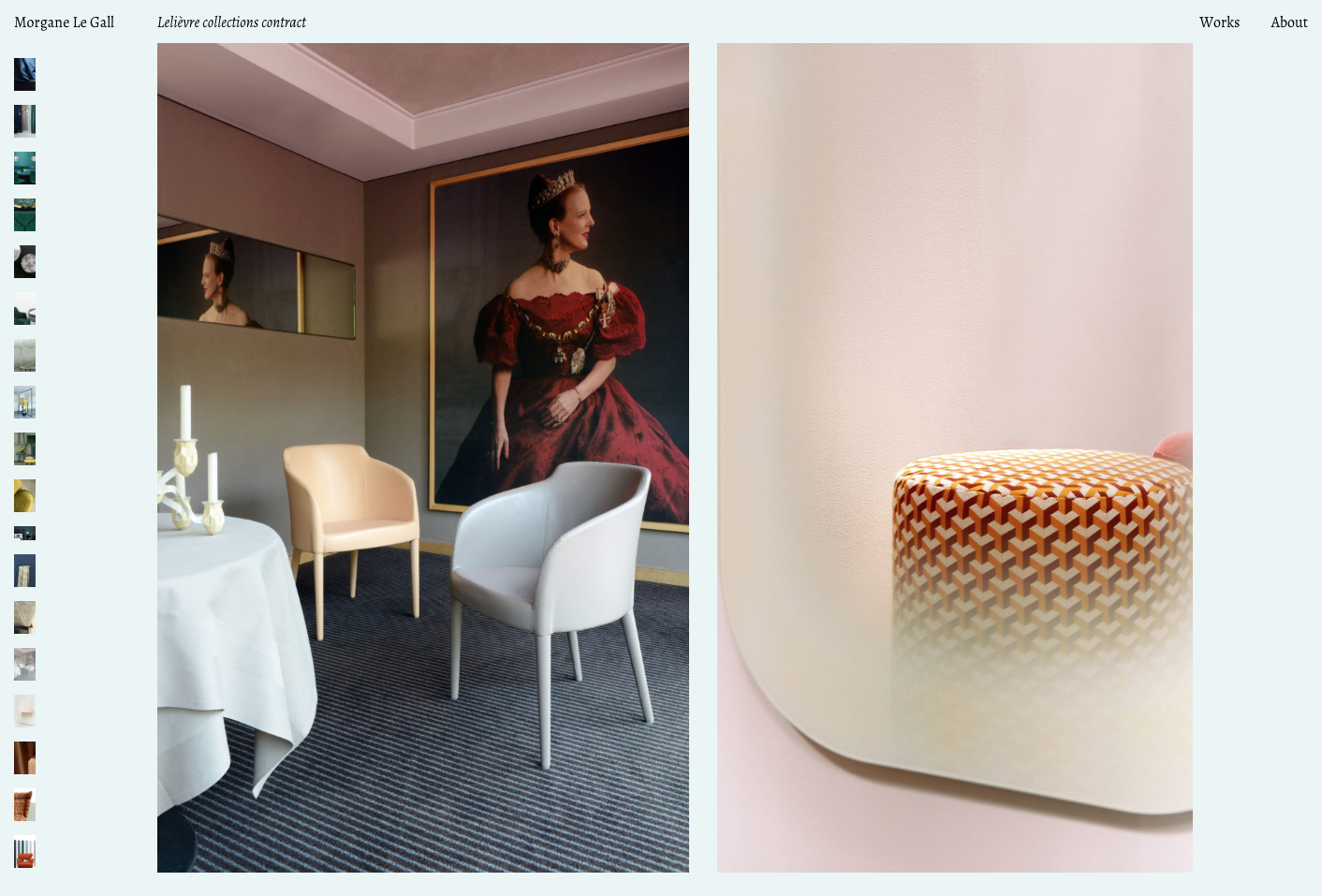 Morgane Le Gall, website — Lisa Sturacci Graphiste