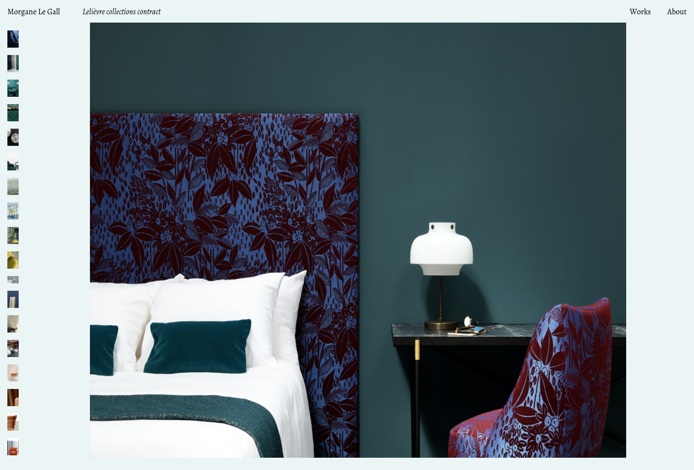 Morgane Le Gall, website — Lisa Sturacci Graphiste