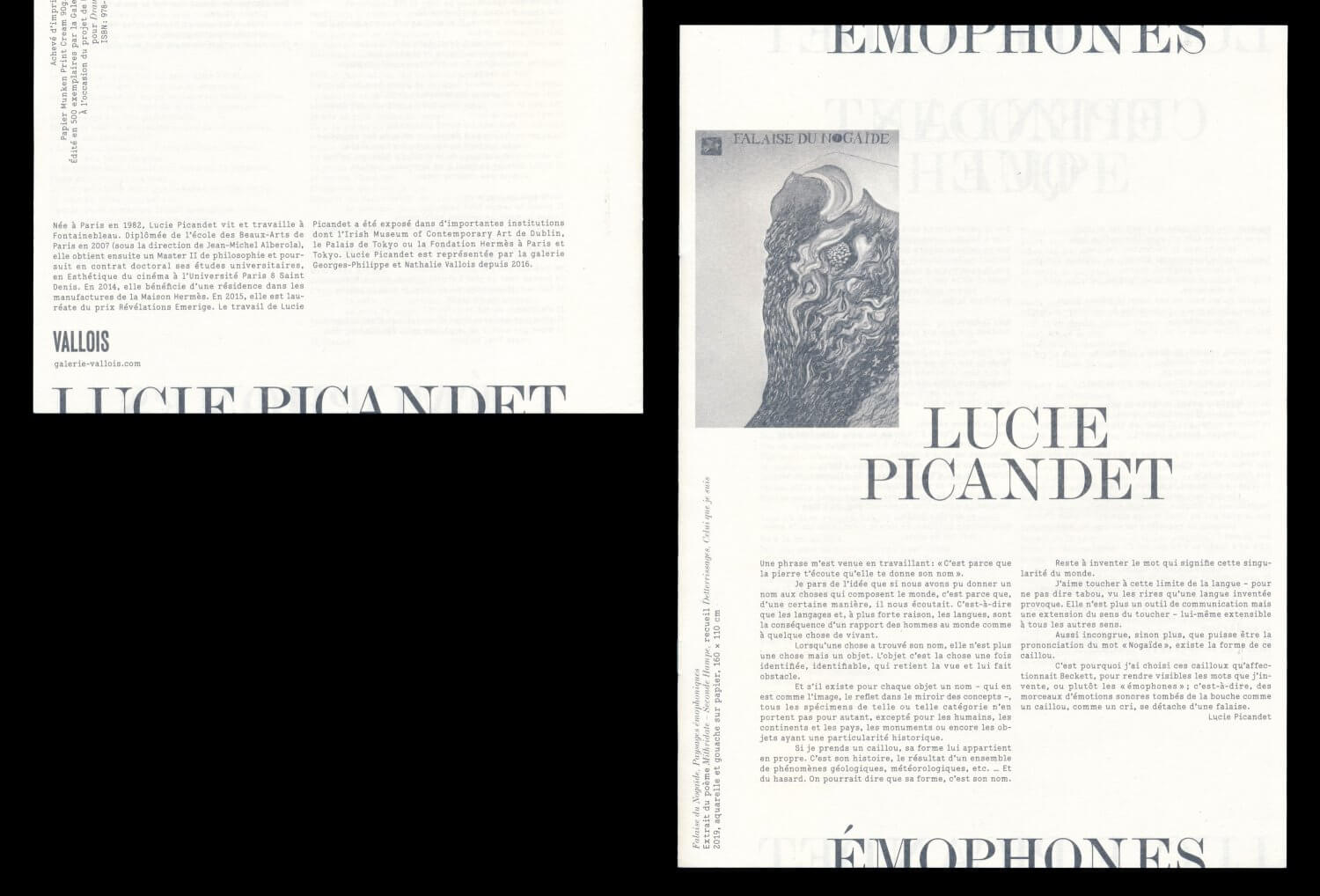 Lucie Picandet: Émophones — Lisa Sturacci Graphiste