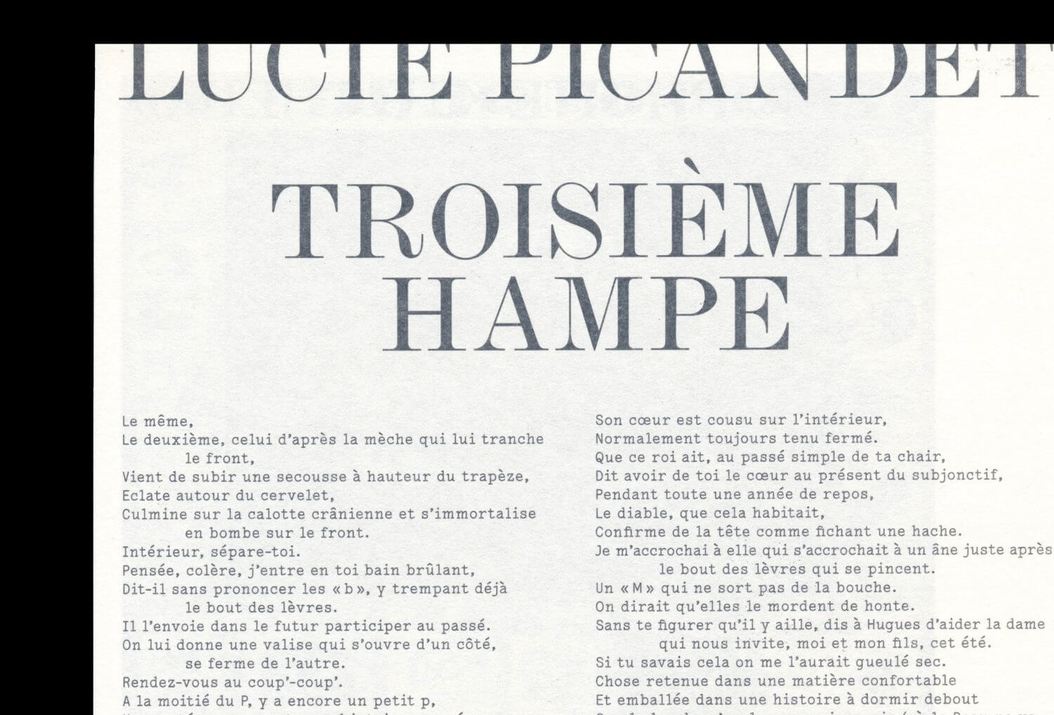 Lucie Picandet: Émophones — Lisa Sturacci Graphiste