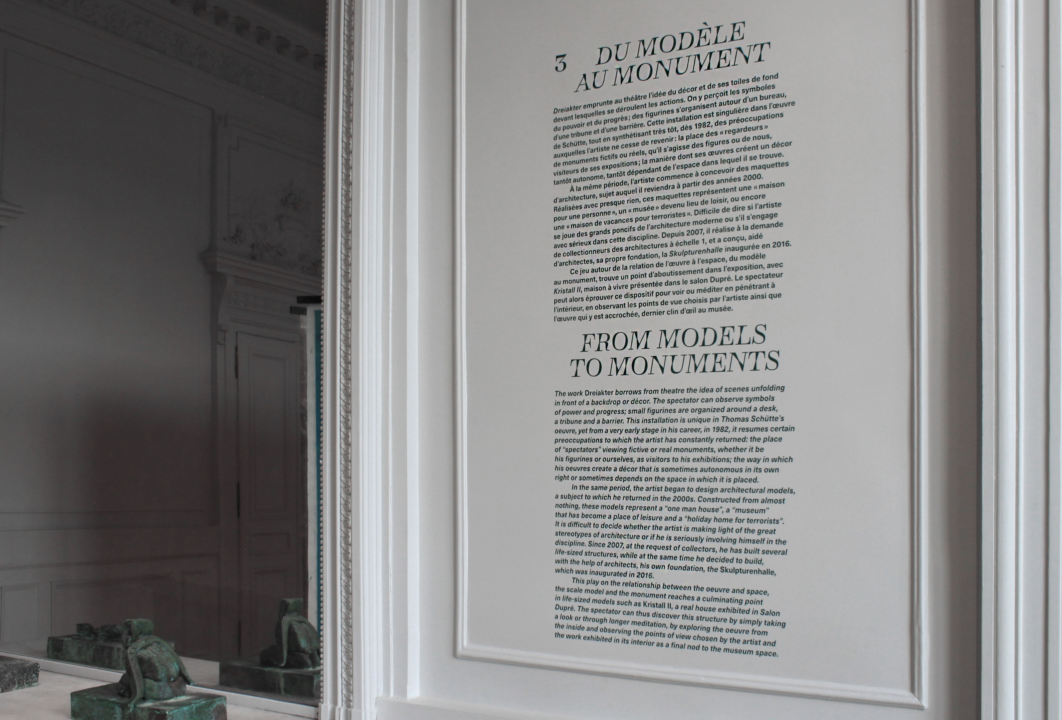 Thomas Schütte, Monnaie de Paris (signalétique) — Lisa Sturacci Graphiste