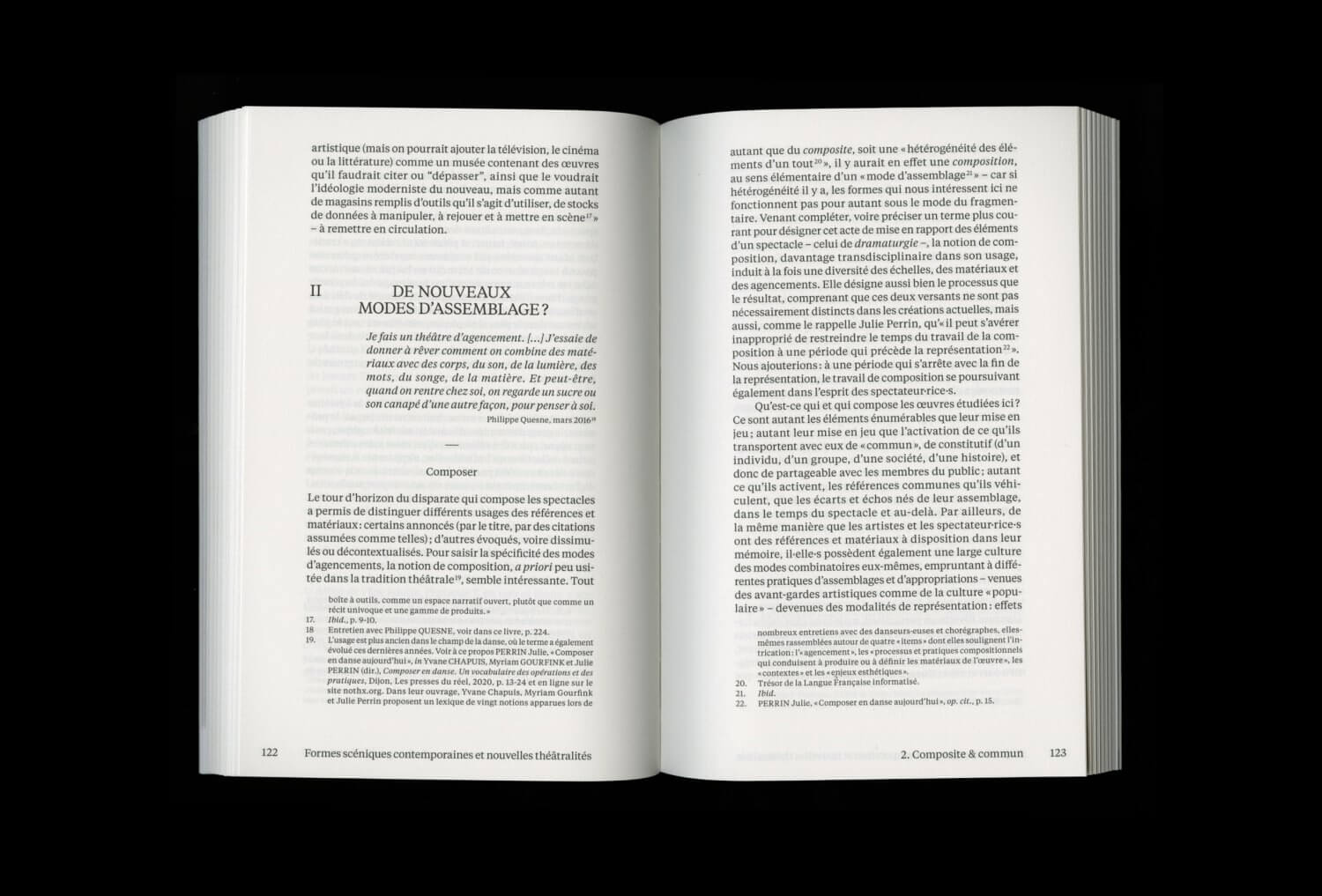 Le Cinquième Mur. Formes scéniques contemporaines et nouvelles théâtralités — Lisa Sturacci Graphiste