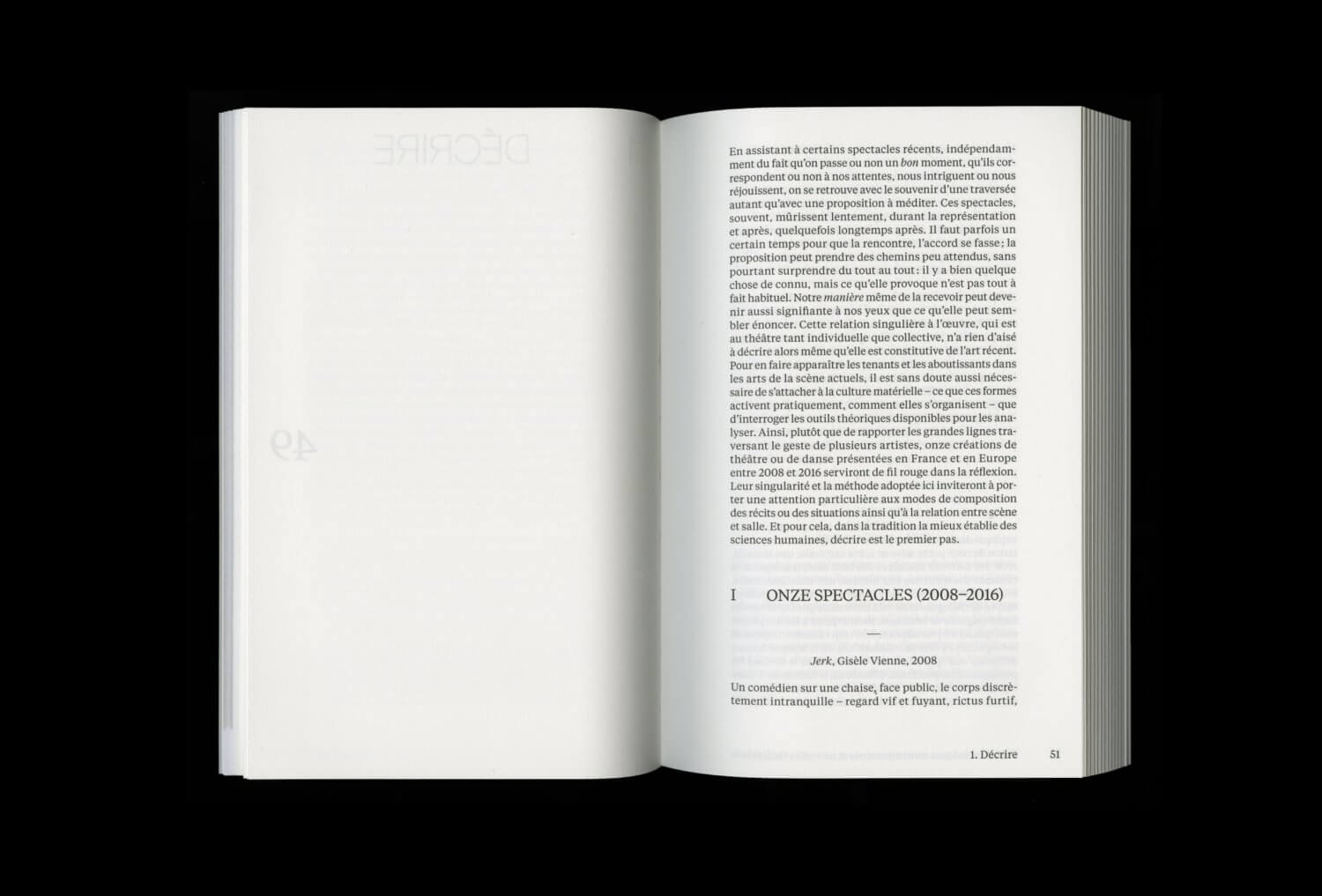 Le Cinquième Mur. Formes scéniques contemporaines et nouvelles théâtralités — Lisa Sturacci Graphiste