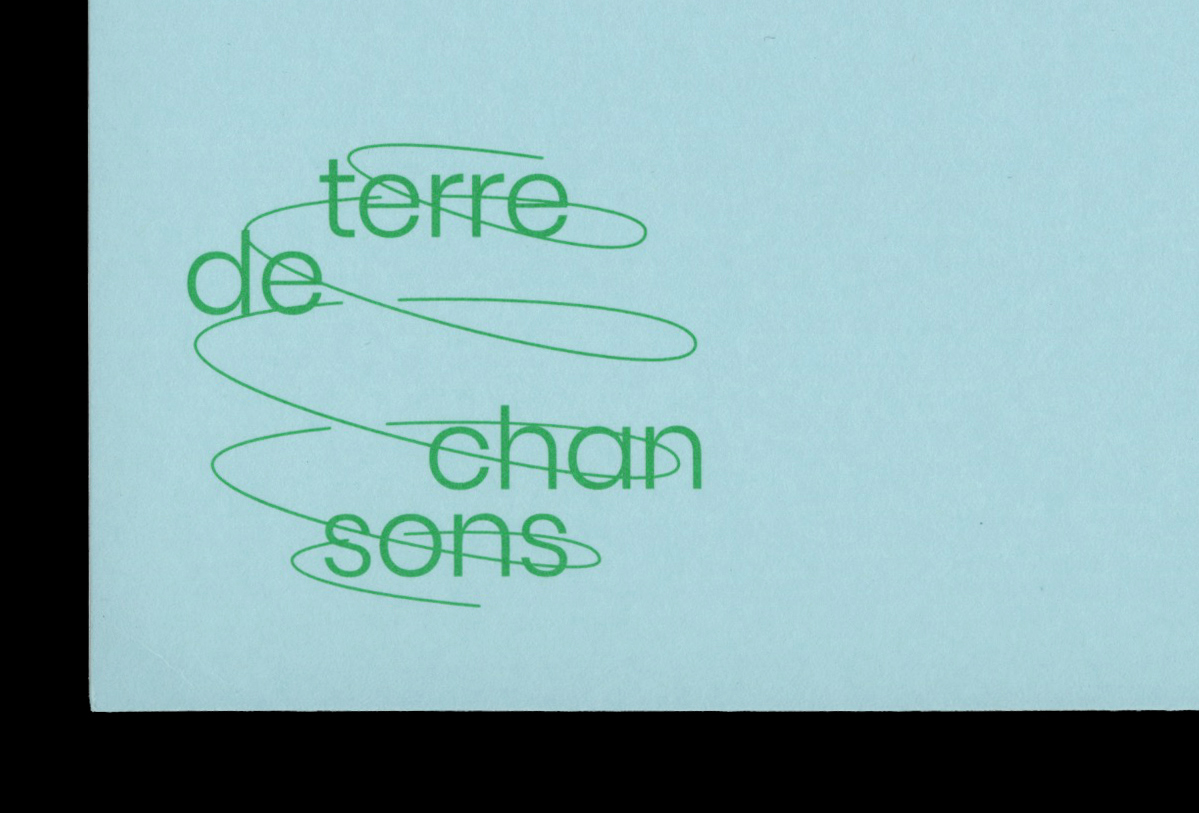 Terre de Chansons — Lisa Sturacci Graphiste