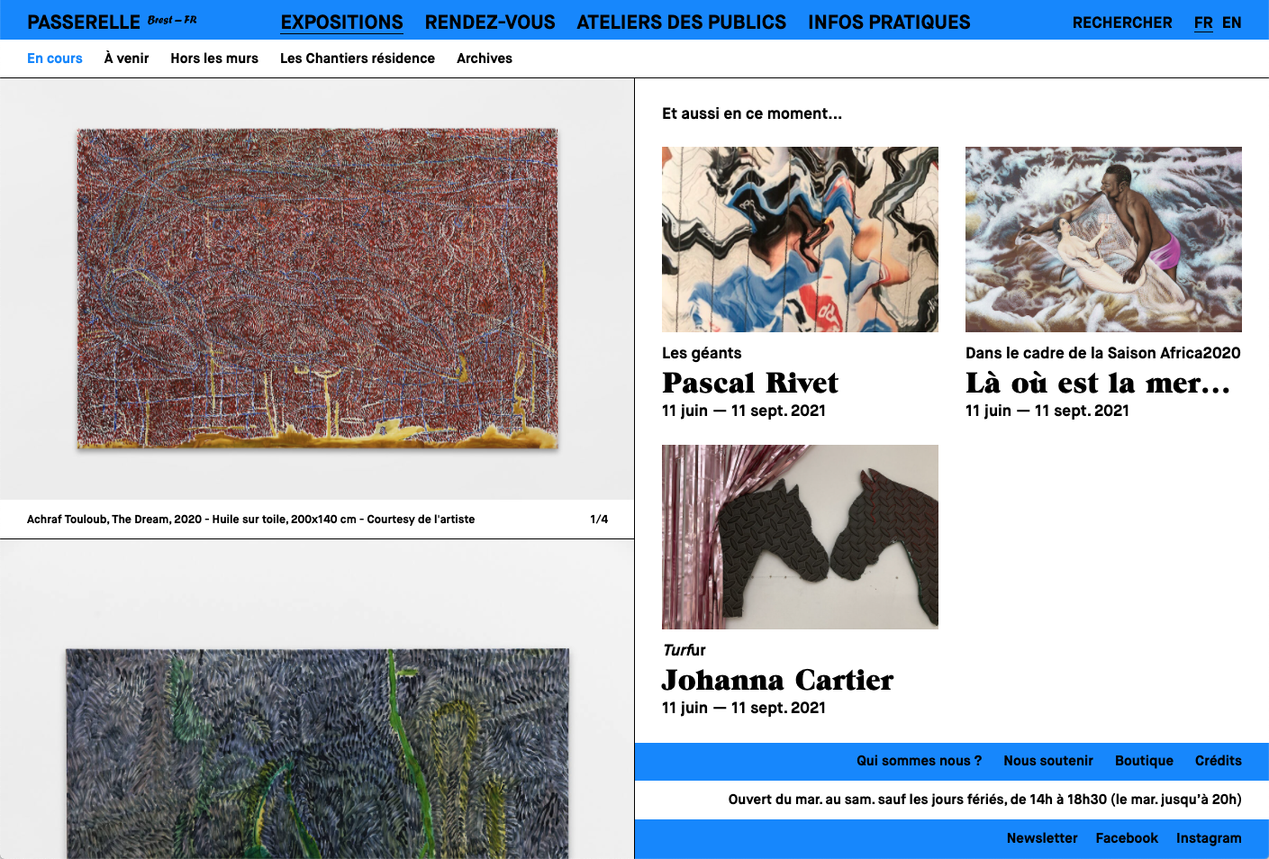 Centre d’art contemporain Passerelle, Brest — Lisa Sturacci Graphiste