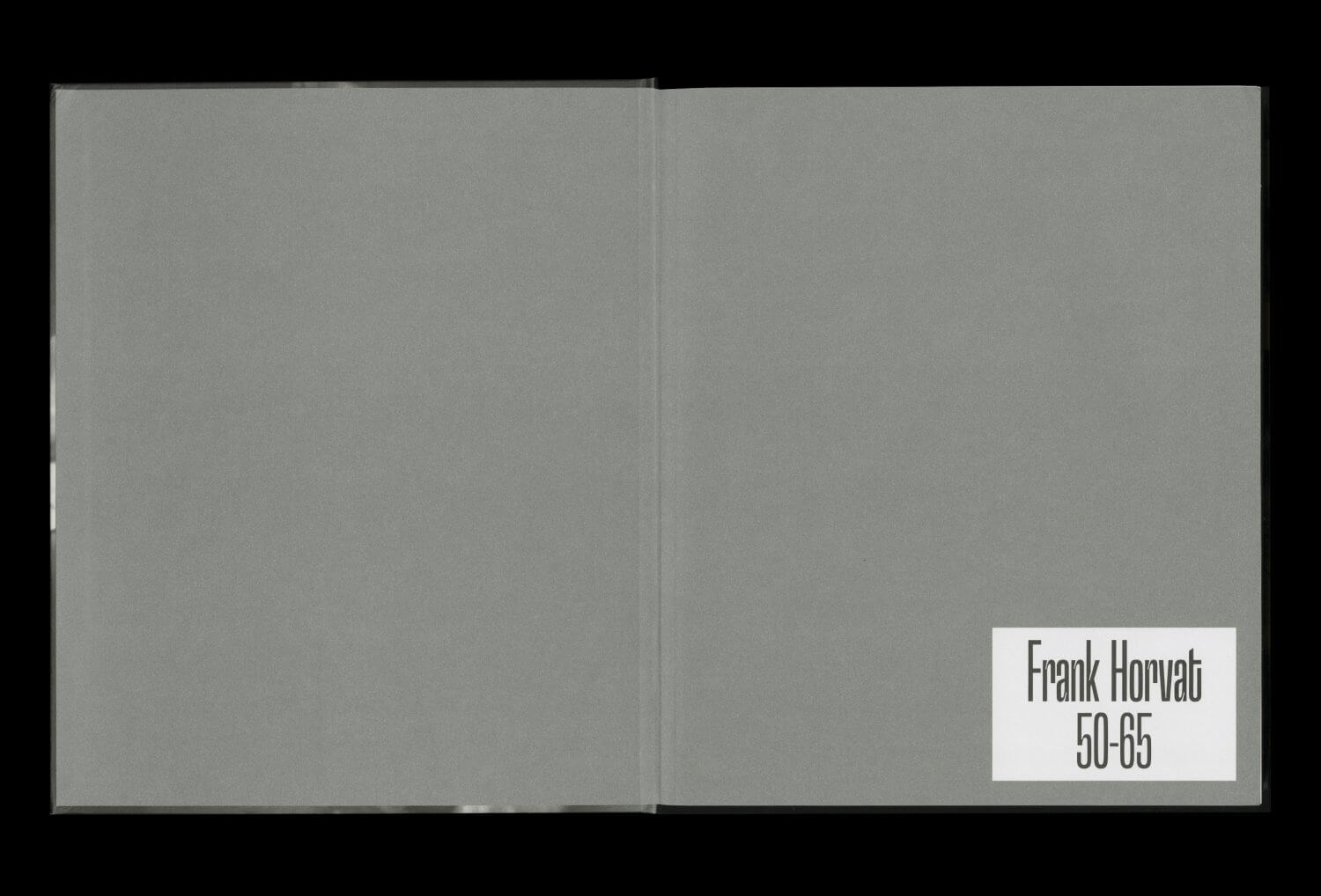Frank Horvat. 50-65 — Lisa Sturacci Graphiste