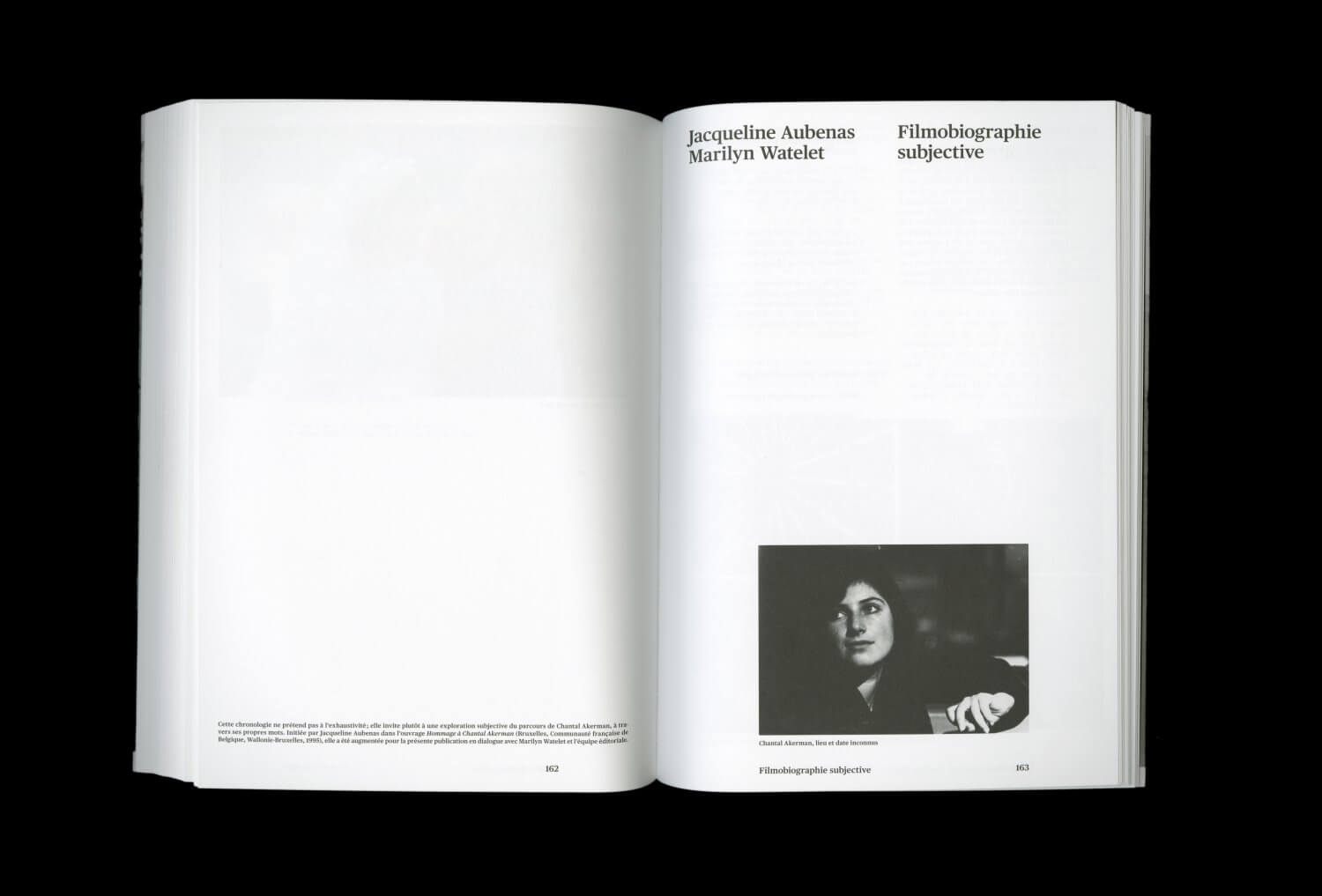 Chantal Akerman. Travelling — Lisa Sturacci Graphiste