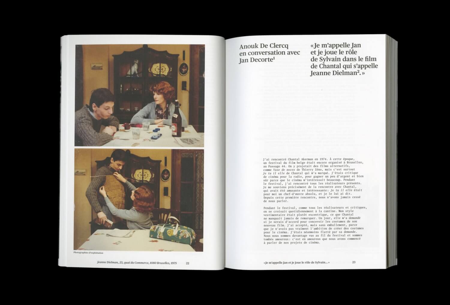 Chantal Akerman. Travelling — Lisa Sturacci Graphiste