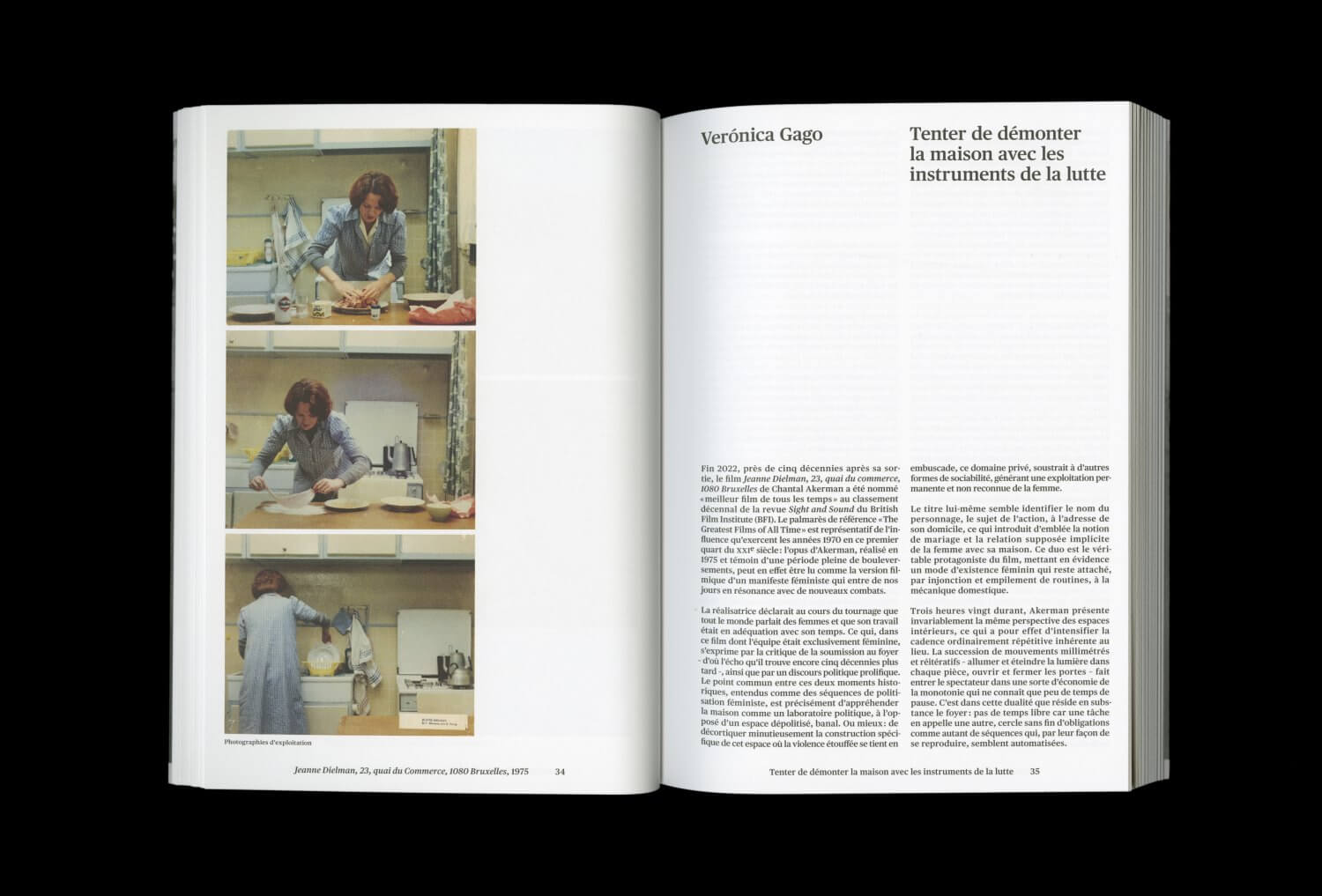 Chantal Akerman. Travelling — Lisa Sturacci Graphiste