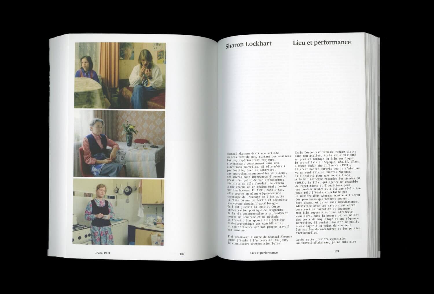 Chantal Akerman. Travelling — Lisa Sturacci Graphiste