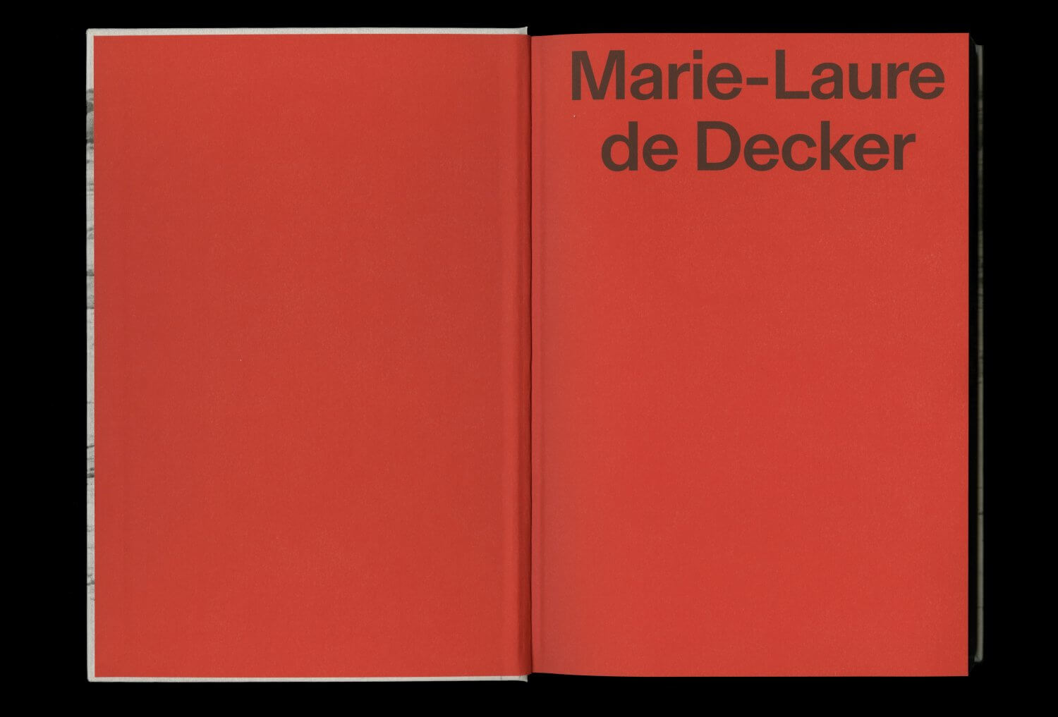 Marie-Laure de Decker — Lisa Sturacci Graphiste
