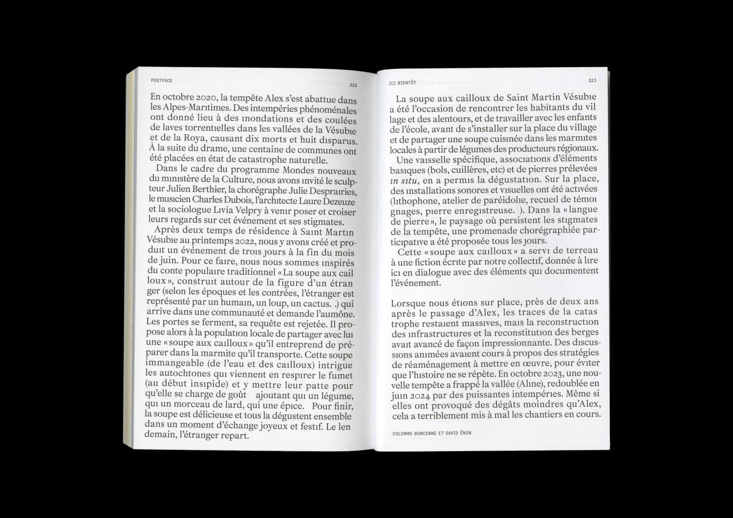 Ce que disent les pierres — Lisa Sturacci Graphiste