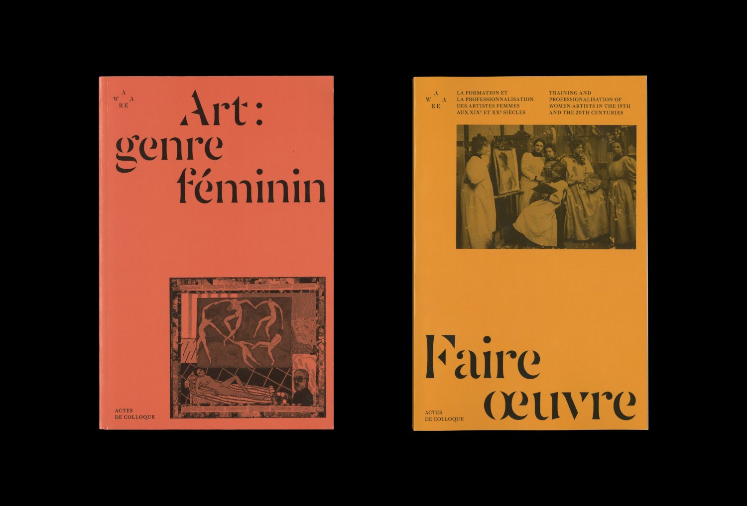 Collection of symposium proceedings, AWARE — Lisa Sturacci Graphiste