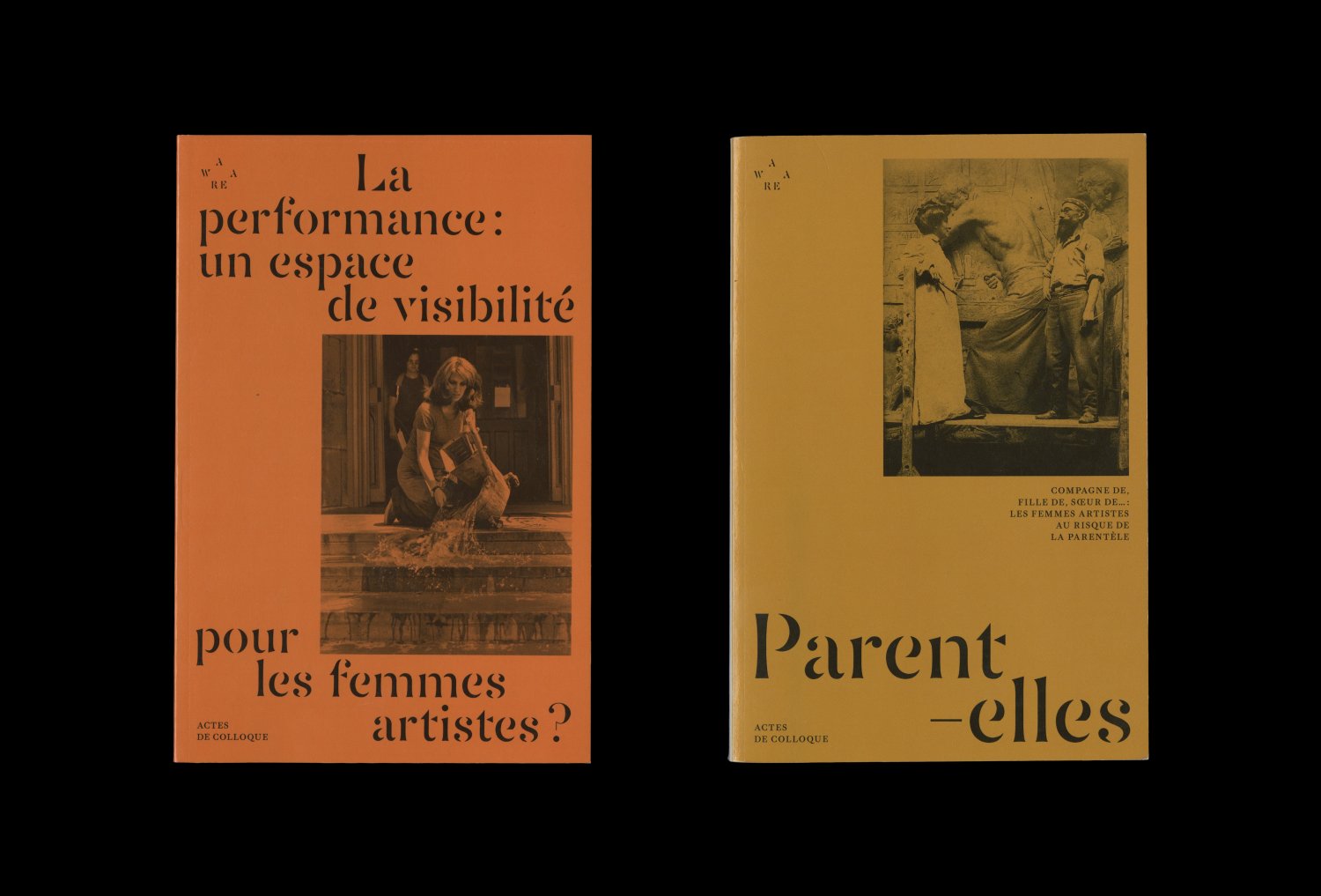 Collection of symposium proceedings, AWARE — Lisa Sturacci Graphiste