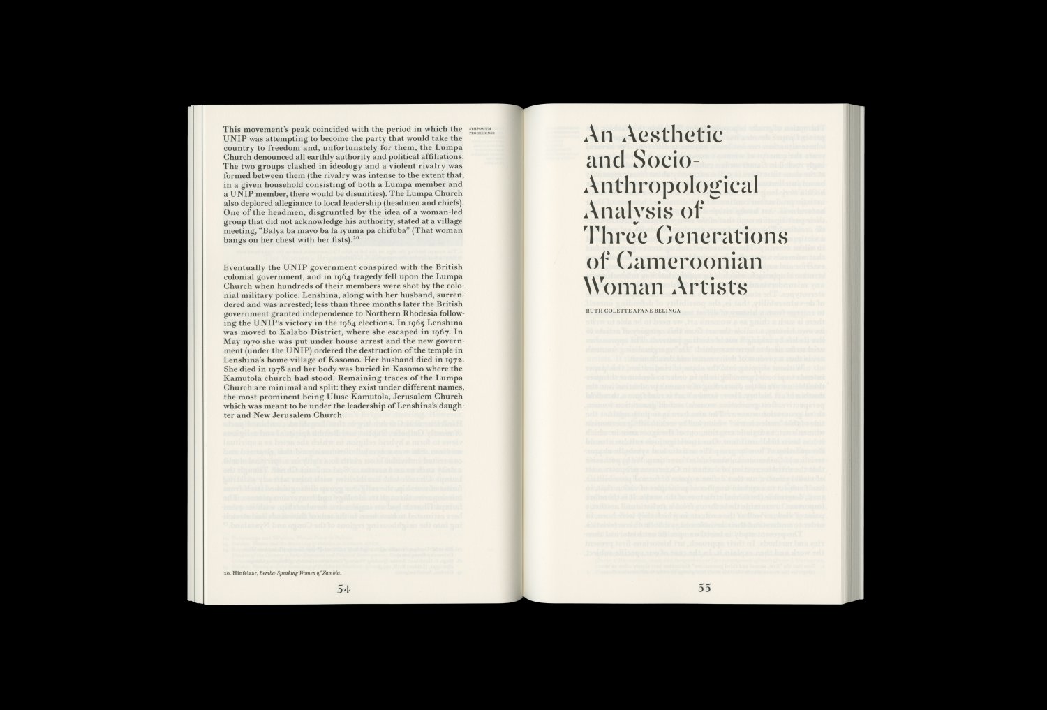 Collection of symposium proceedings, AWARE — Lisa Sturacci Graphiste