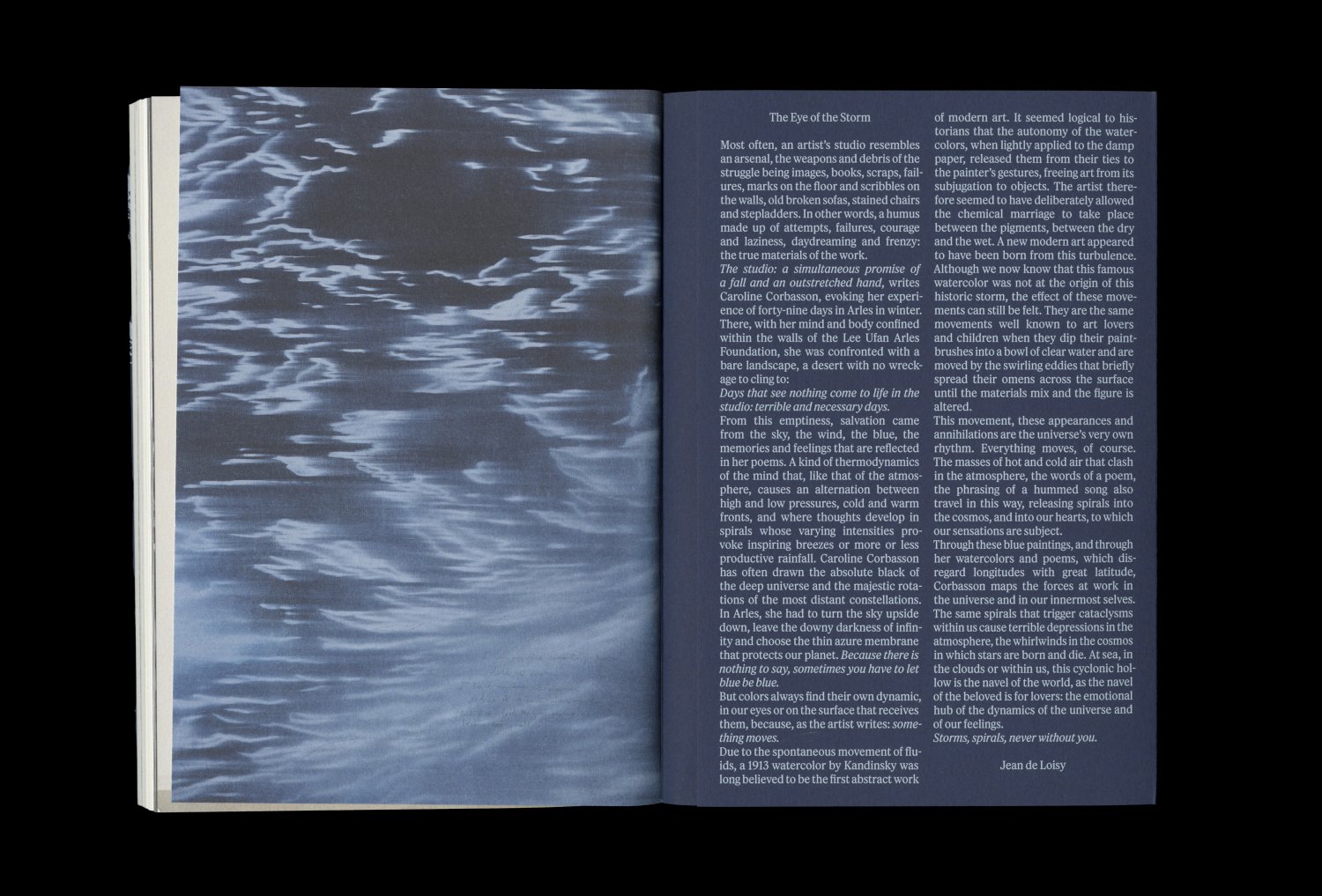 Caroline Corbasson. Something Moves — Lisa Sturacci Graphiste