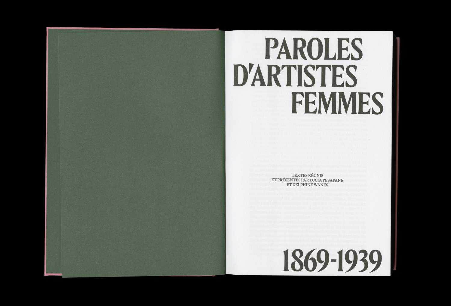 Paroles d’artistes femmes. 1869-1939 — Lisa Sturacci Graphiste