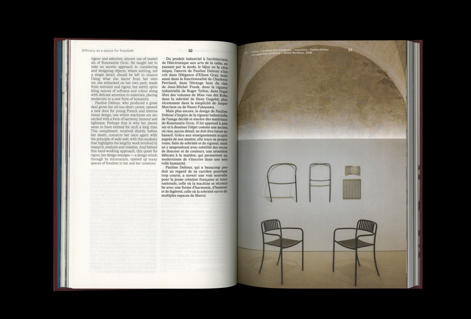 Pauline Deltour. Une apparente simplicité — Lisa Sturacci Graphiste