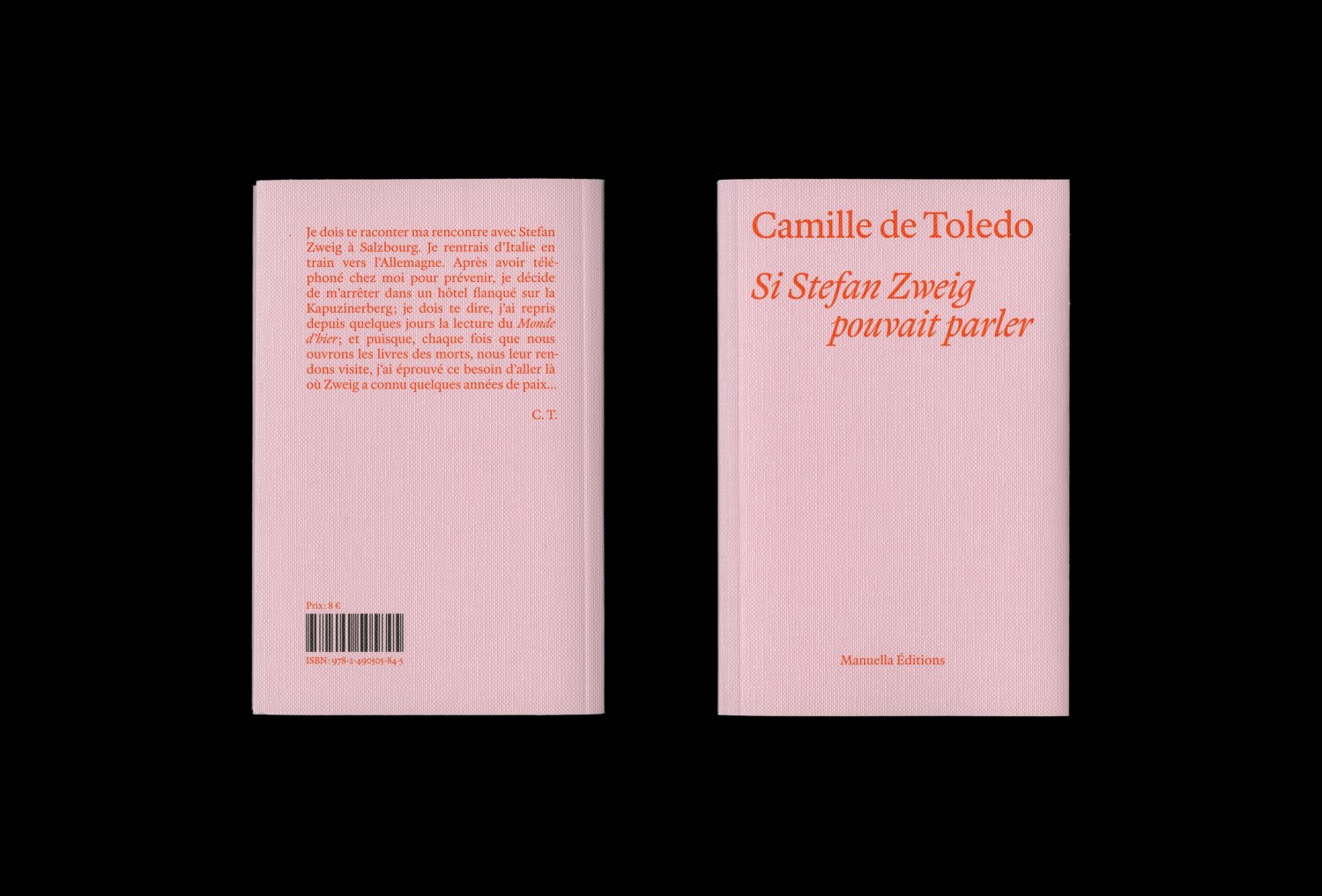 Camille de Toledo. Si Stefan Zweig pouvait parler — Lisa Sturacci Graphiste